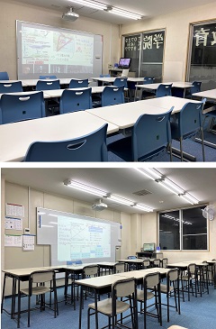 八尾の学習塾・そろばん教室、YN教育学院の教室風景